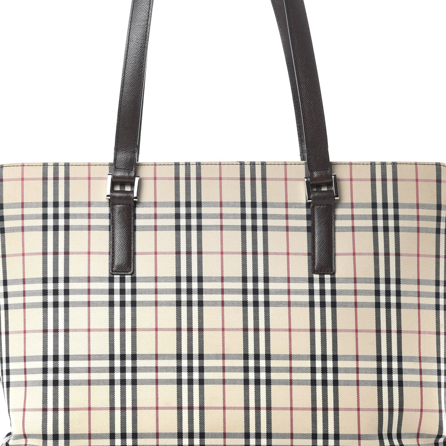 Burberry Vintage Check Tote Black 9 of 23