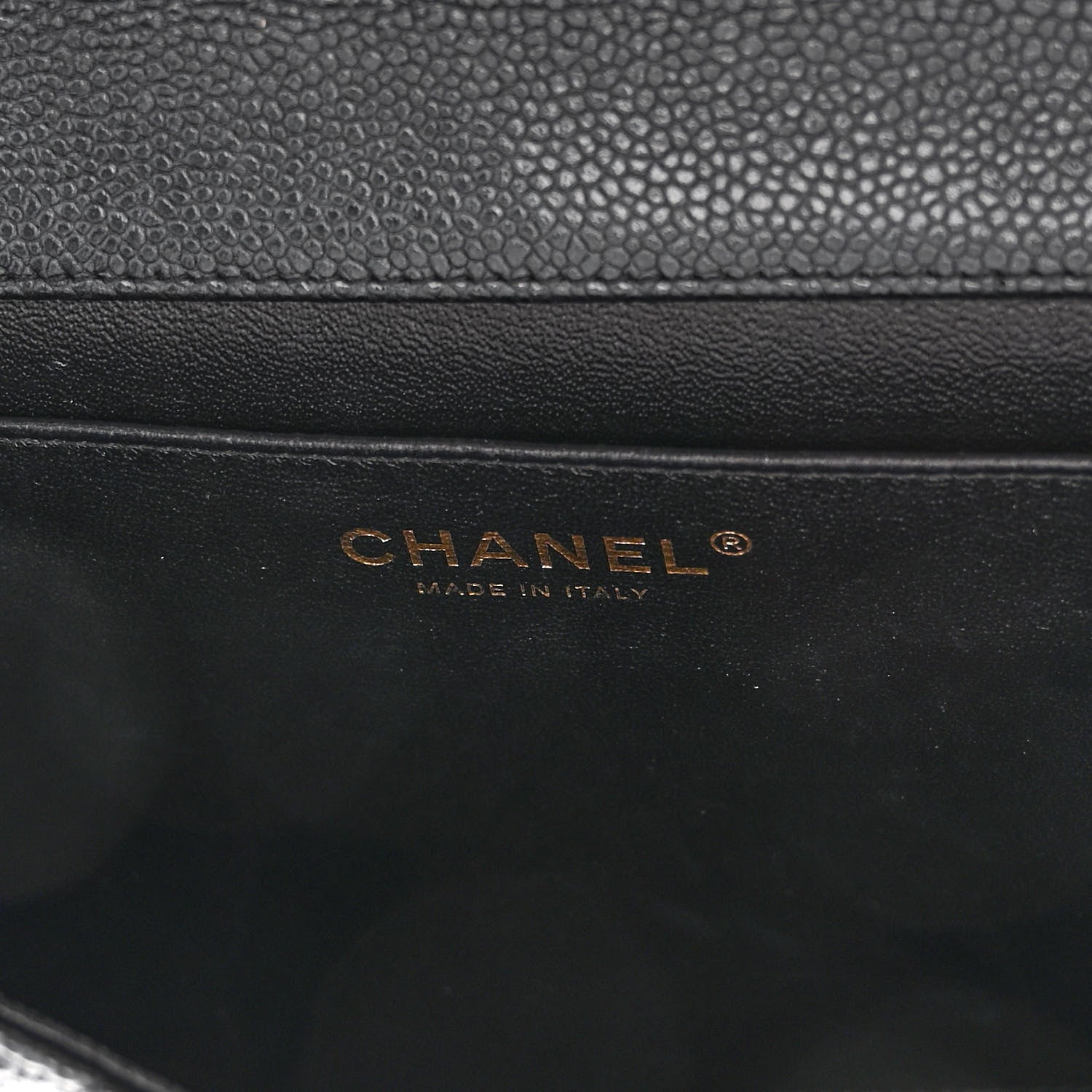 Chanel Caviar Quilted Clutch With Chain Flap Black 6 of 10