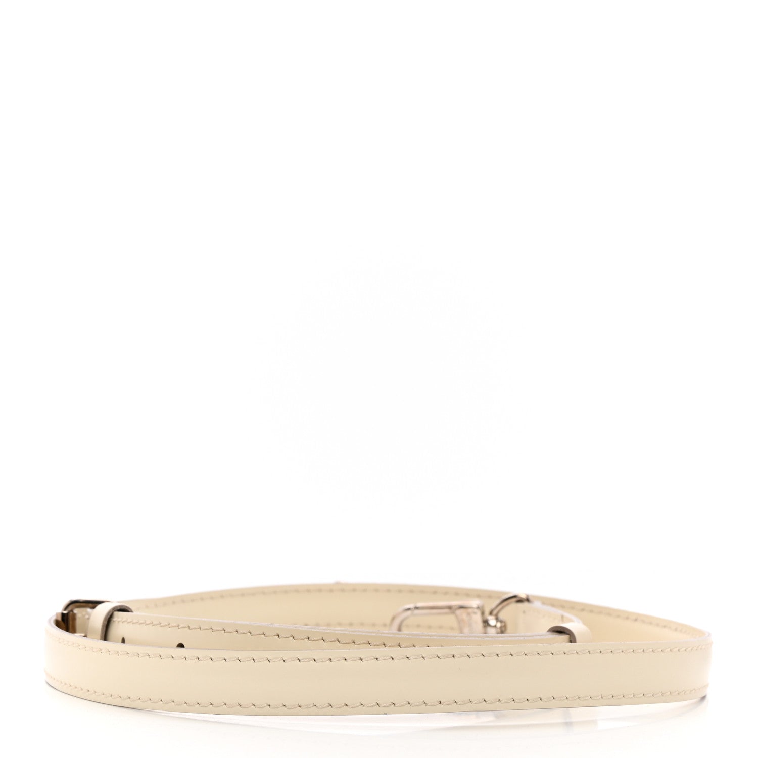 Louis Vuitton Calfskin Alma 16mm Adjustable Shoulder Strap Ivory 2 of 5