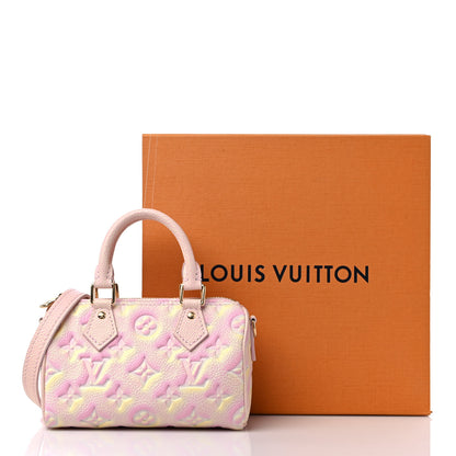 Louis Vuitton Empreinte Monogram Summer Stardust Nano Speedy Pink 9 of 9
