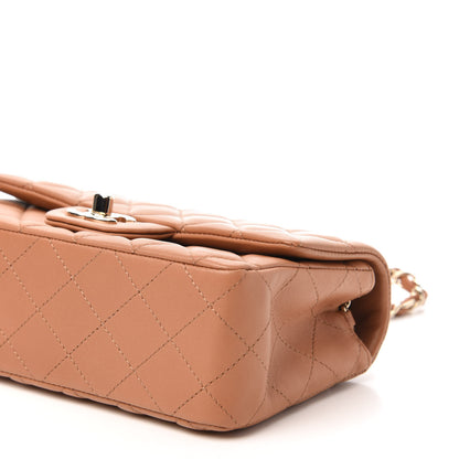 Chanel Lambskin Quilted Mini Rectangular Flap Brown 7 of 11