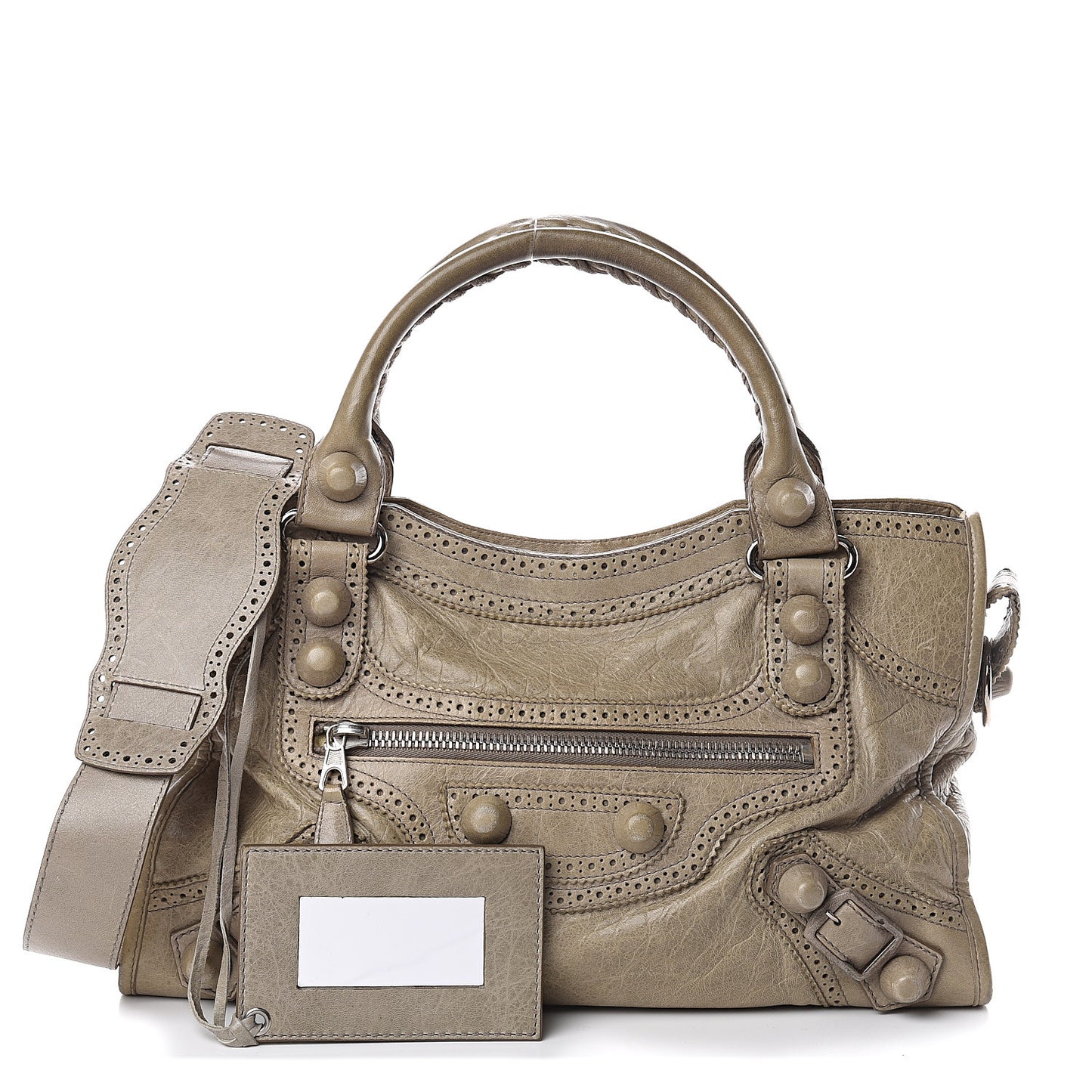 Agneau Giant Brogues Hardware City Praline