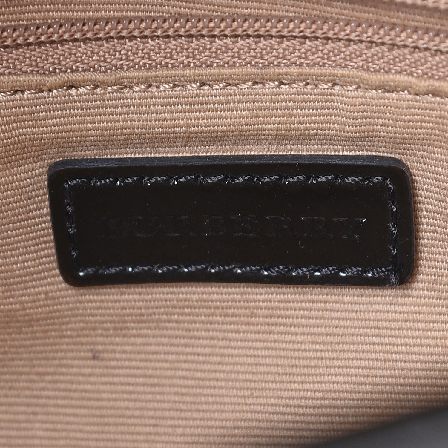 Burberry Patent Nova Check Backpack Black 6 of 11