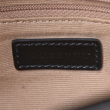 Burberry Patent Nova Check Backpack Black 6 of 11
