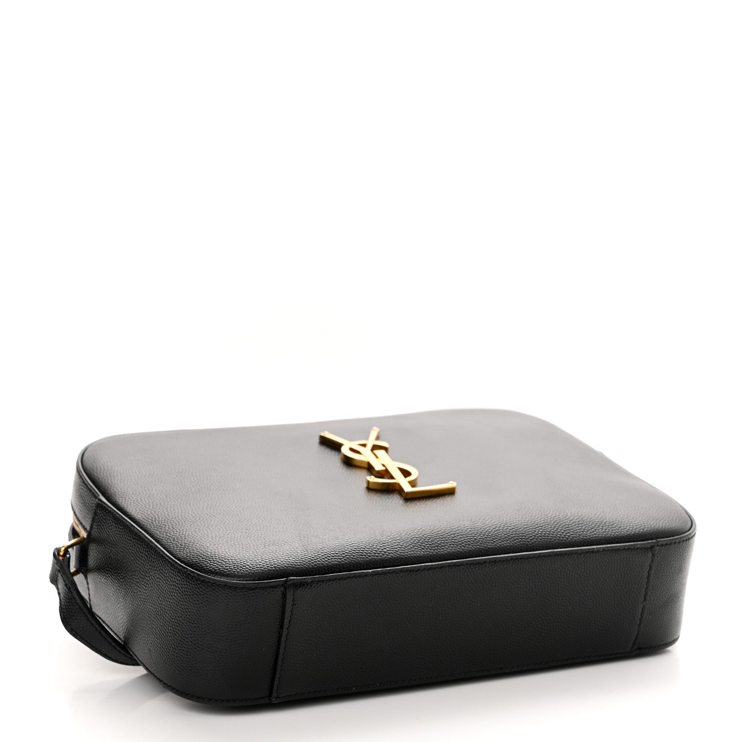 Saint Laurent Grain De Poudre Medium Classic Monogram Camera Bag Black 3 of 9