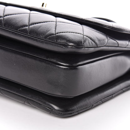 Chanel Lambskin Quilted Medium Trendy CC Flap Dual Handle Bag Black 9 of 10