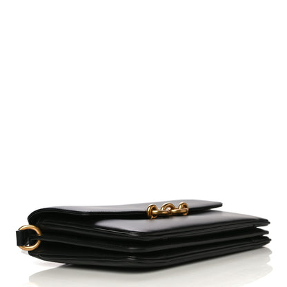 Saint Laurent Smooth Calfskin Le Maillon Satchel Black 4 of 13
