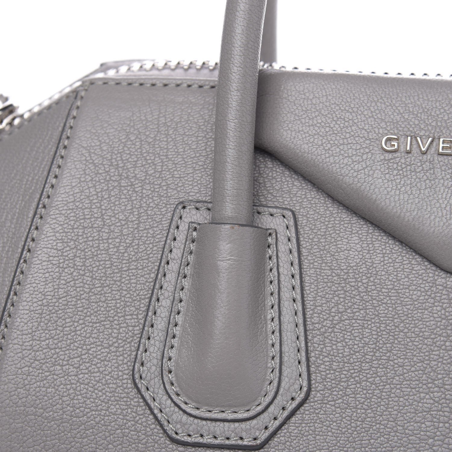Givenchy Sugar Goatskin Small Antigona Pearl Grey 14 of 15