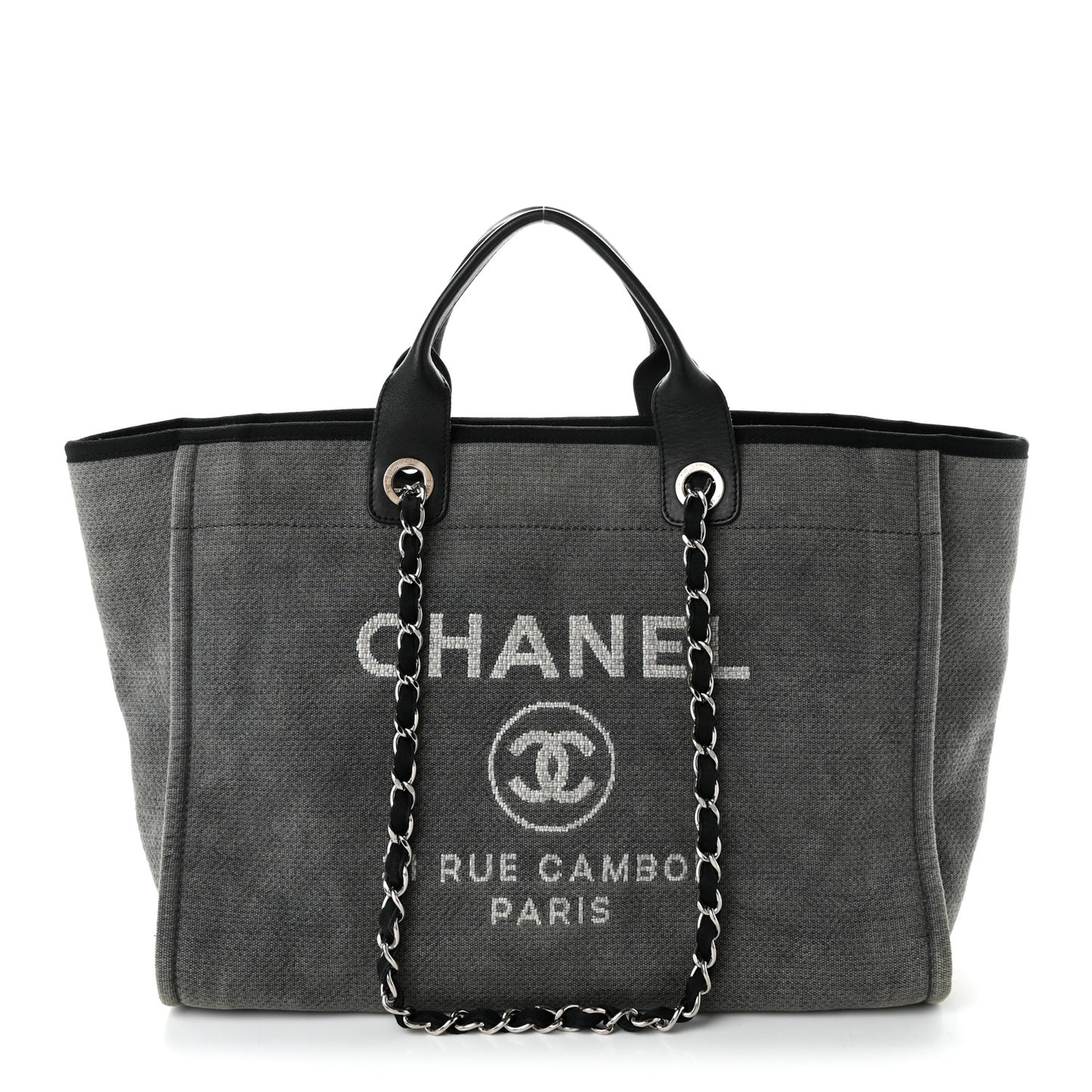 Canvas Medium Deauville Tote Grey