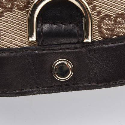Gucci Monogram Calfskin Short Ring Stud Gloves 6.5 7 of 7