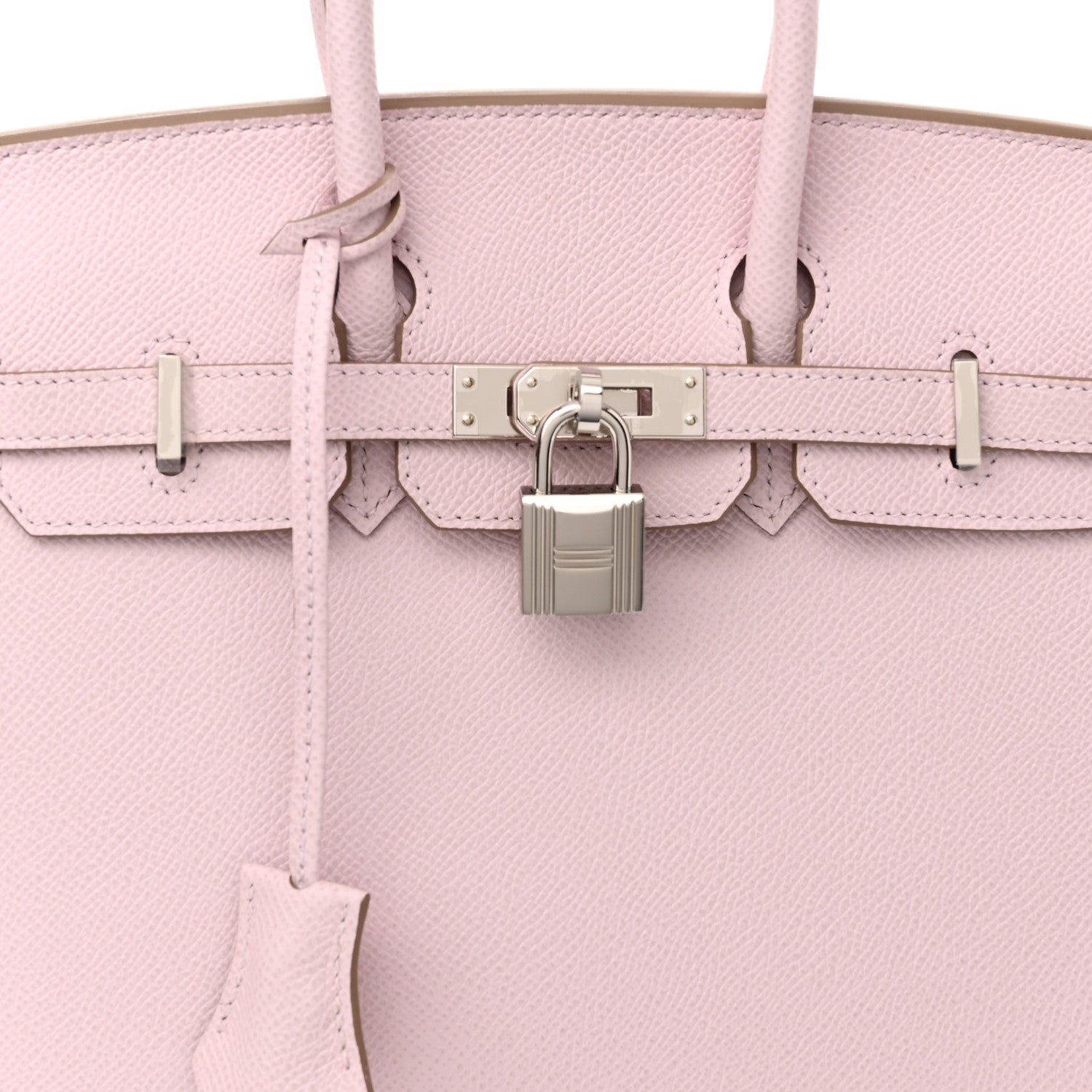 Hermes Epsom Birkin Sellier 25 Mauve Pale 8 of 10