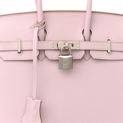 Hermes Epsom Birkin Sellier 25 Mauve Pale 8 of 10