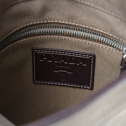 Prada Jacquard Logo Crossbody Corda Bruciato 5 of 15