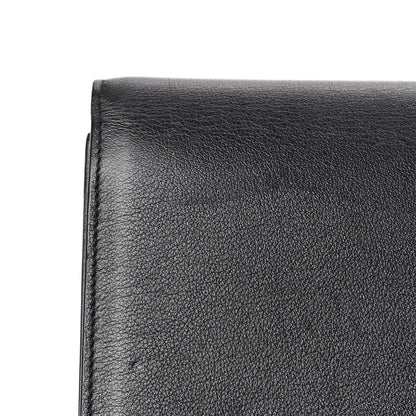Saint Laurent Calfskin Monogram Large Belle De Jour Clutch Black 8 of 21