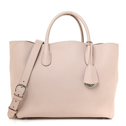 Christian Dior Supple Grained Calfskin Large Open Bar Tote Rose Poudre 1 of 17