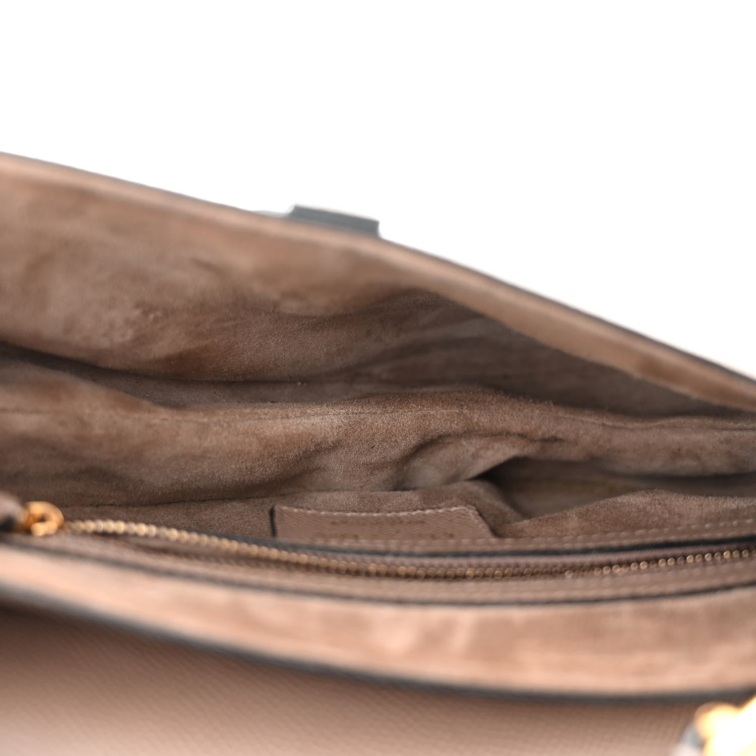 Christian Dior Grained Calfskin Saddle Bag Warm Taupe 5 of 12