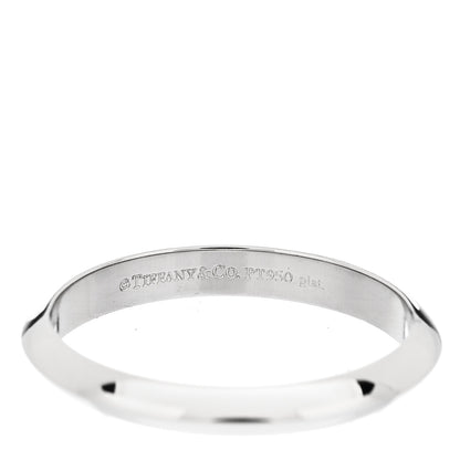 Tiffany Platinum 2mm Knife Edge Wedding Band Ring 57 8 4 of 5