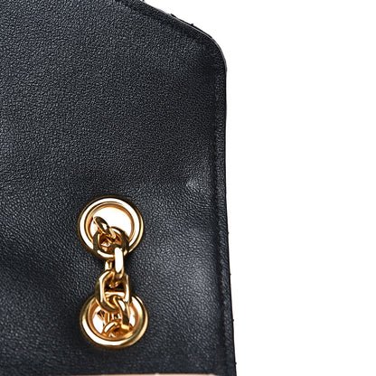 Celine Calfskin Quilted Medium C Bag Black Beige 9 of 9
