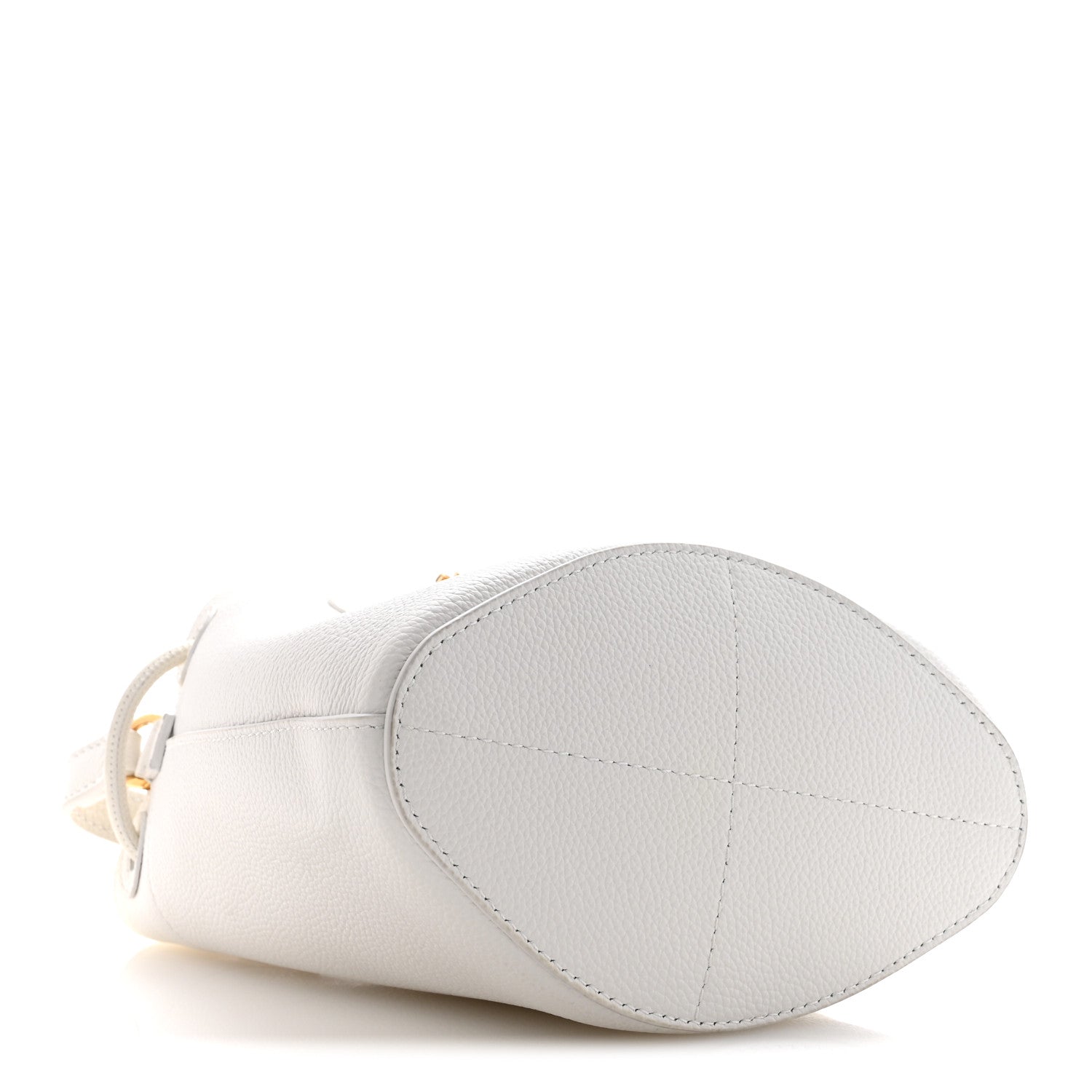 Burberry Calfskin TB Mini Bucket Bag White 1815631 – FASHIONPHILE
