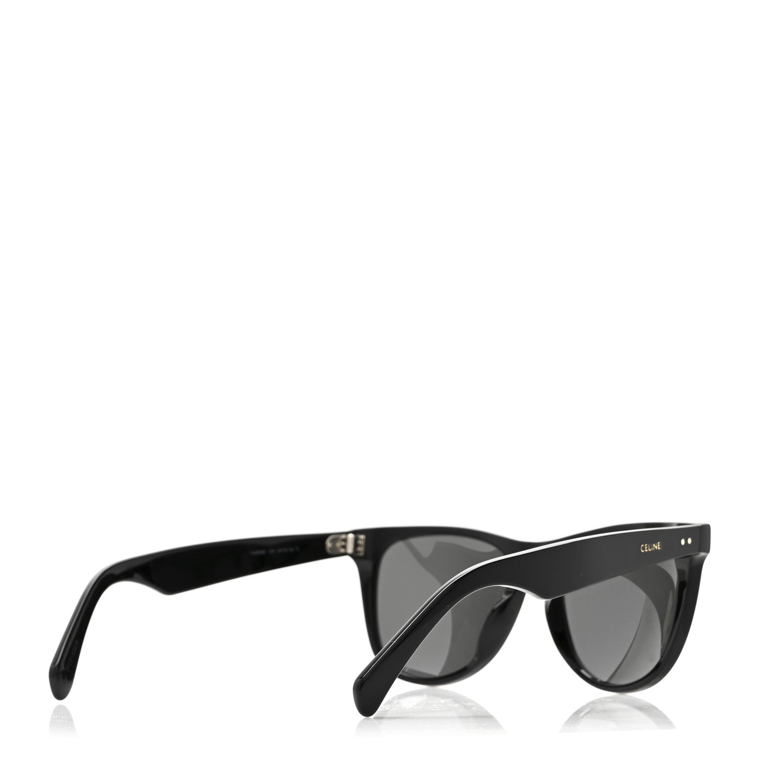 Celine Acetate Polarized Square Sunglasses CL40088I Black 4 of 6