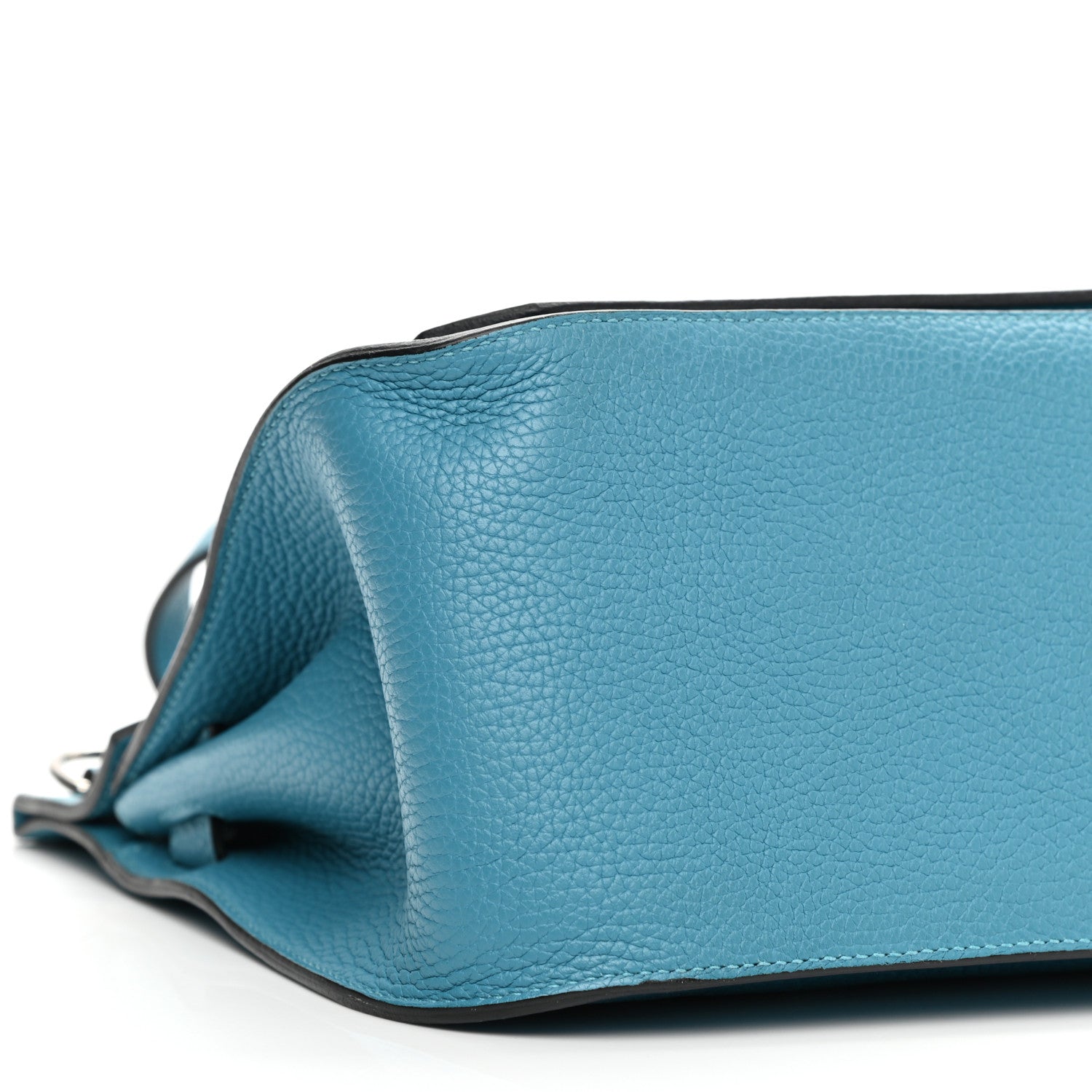 Hermes Taurillon Clemence Jypsiere 28 Turquoise 9 of 11