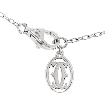 Cartier 18K White Gold Diamond SM D'Amour Pendant Necklace 4 of 7