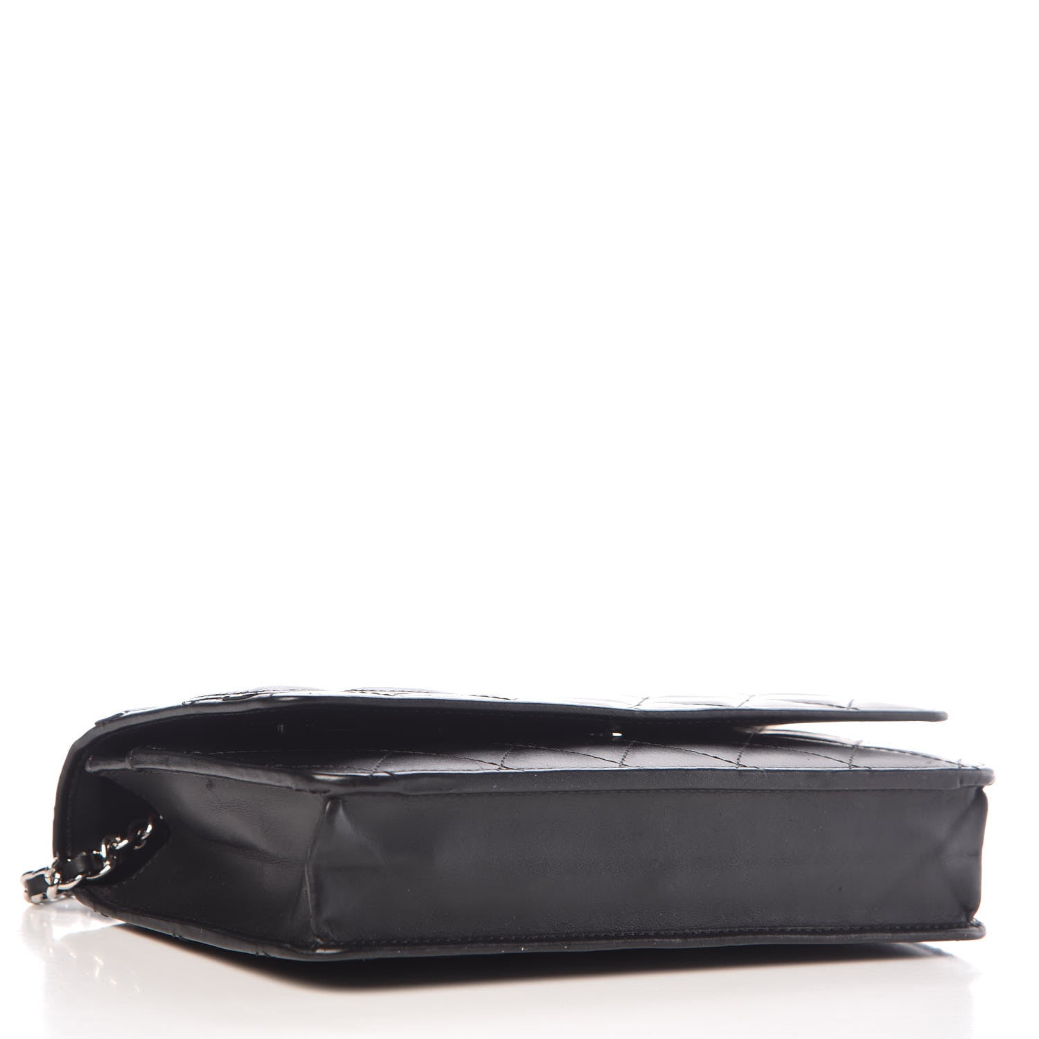 Chanel Calfskin Quilted Cambon Wallet On Chain WOC Black 4 of 10