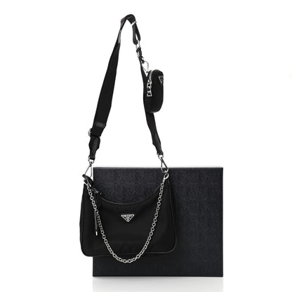 Prada Nylon Re-Edition 2005 Shoulder Bag Black 13 of 13