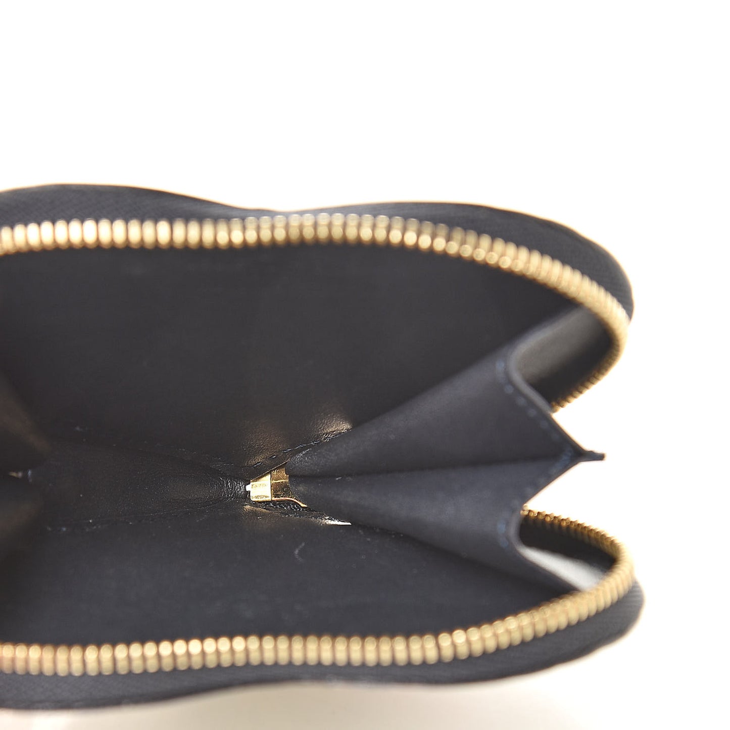 Vernis Leopard Coeur Heart Coin Purse Blue Infini