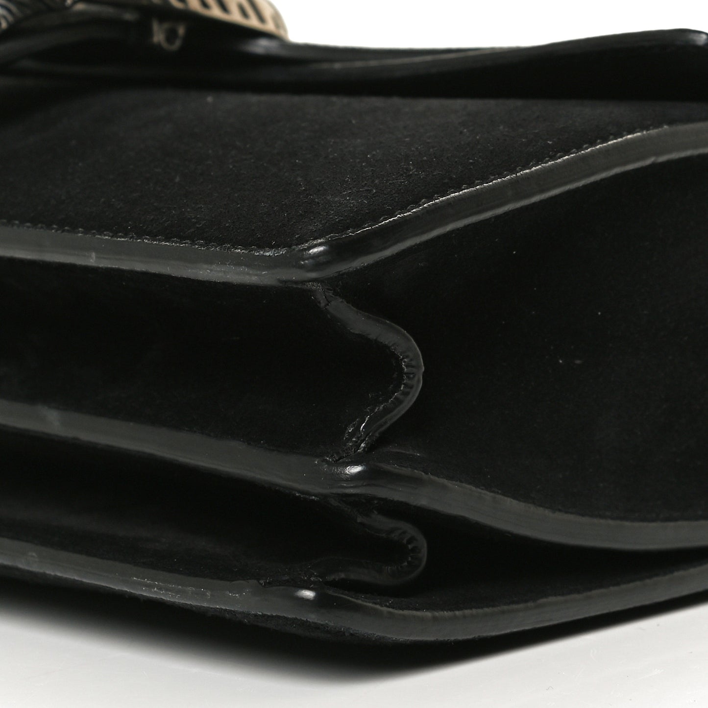 Suede Small Dionysus Shoulder Bag Black