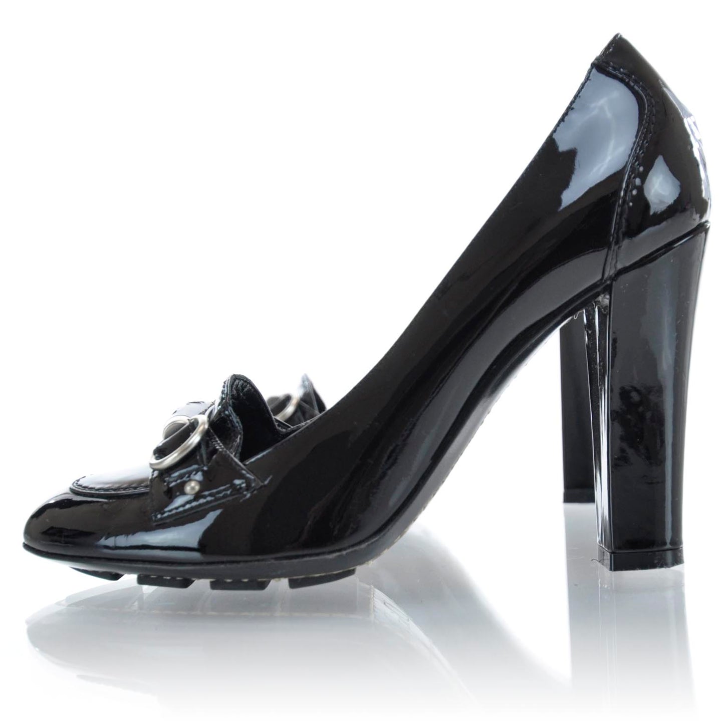 Patent Leather Heels 35.5 Black