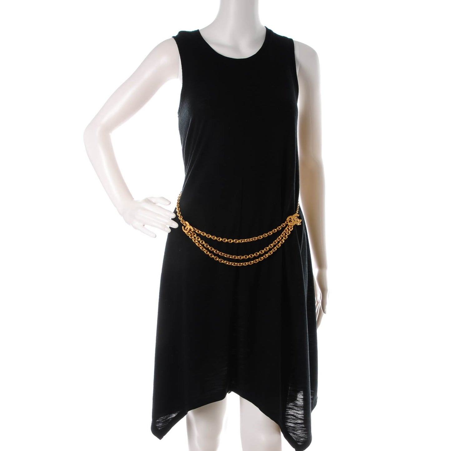 Chain CC Belt Gold