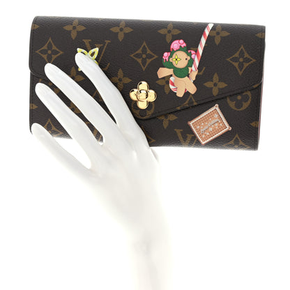 Louis Vuitton Monogram Candy Factory Sarah Wallet Candy Red 2 of 7