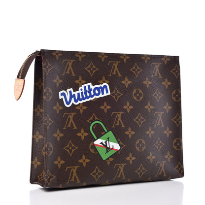 Louis Vuitton Monogram Travel Stickers Toiletry Pouch 26 3 of 6