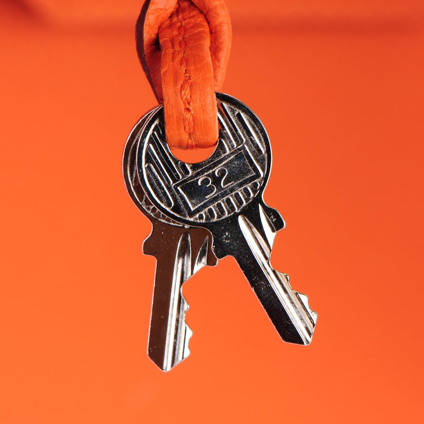 Togo Horseshoe Birkin 35 Orange Rouge Casaque