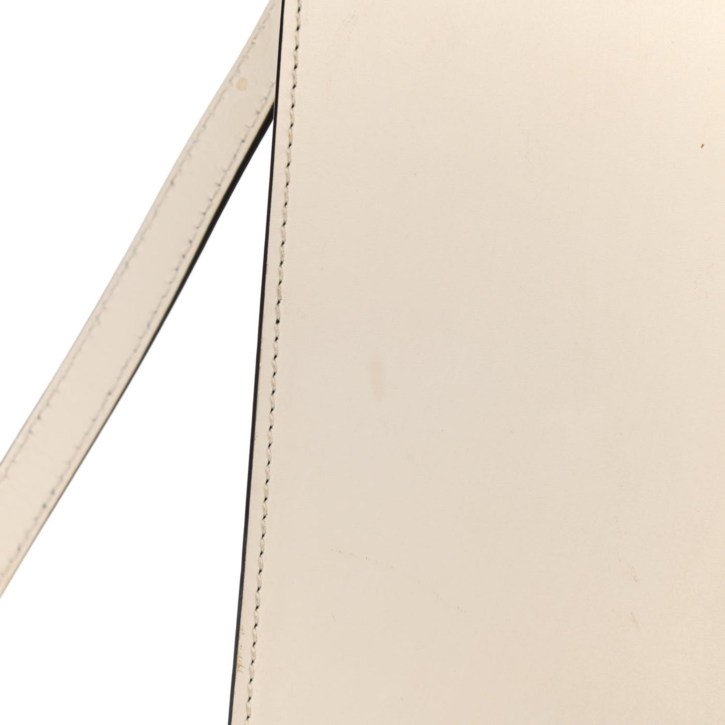 Calfskin Web Medium Sylvie Top Handle Bag White