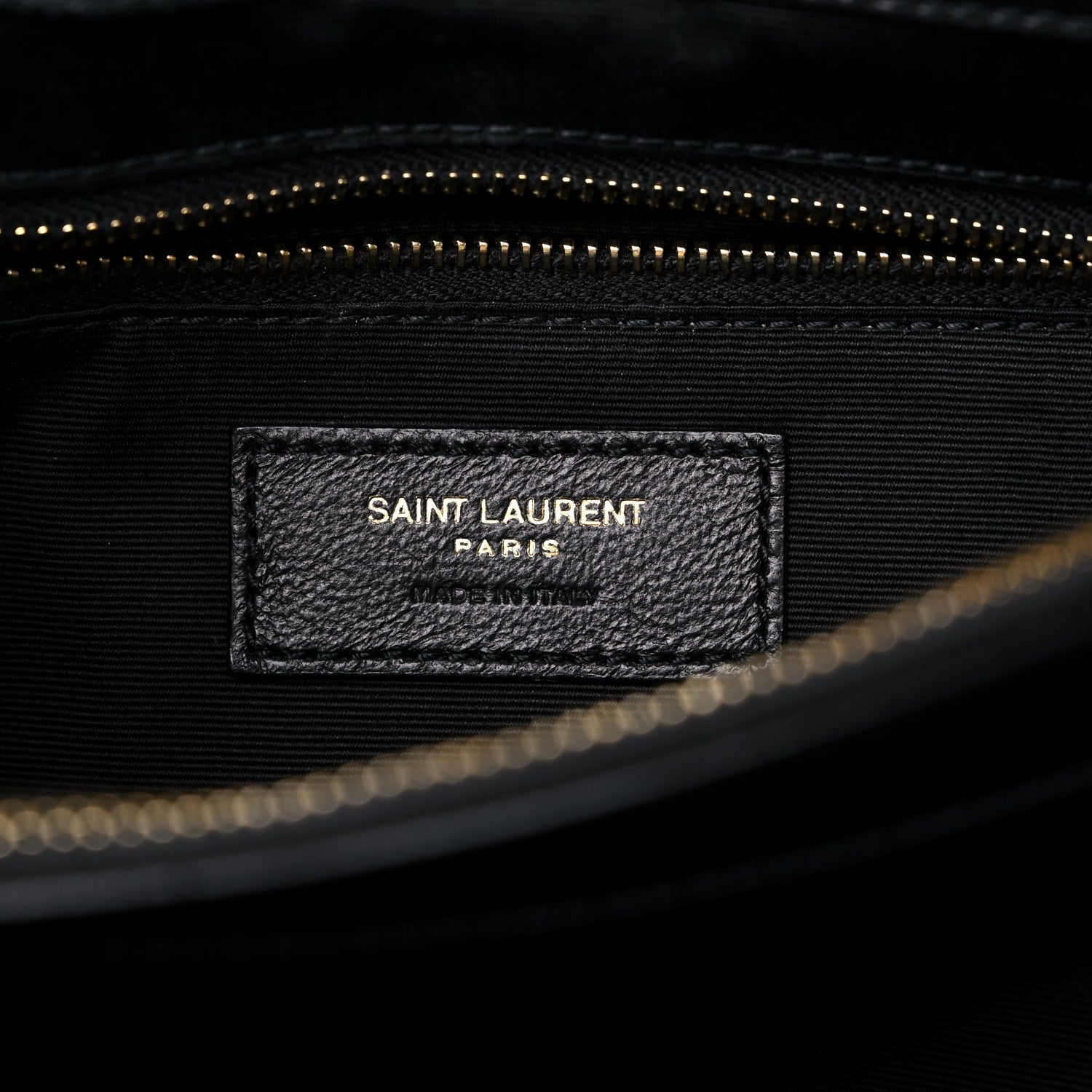 Saint Laurent Calfskin Y Quilted Monogram Medium Loulou Chain Satchel Black 7 of 13