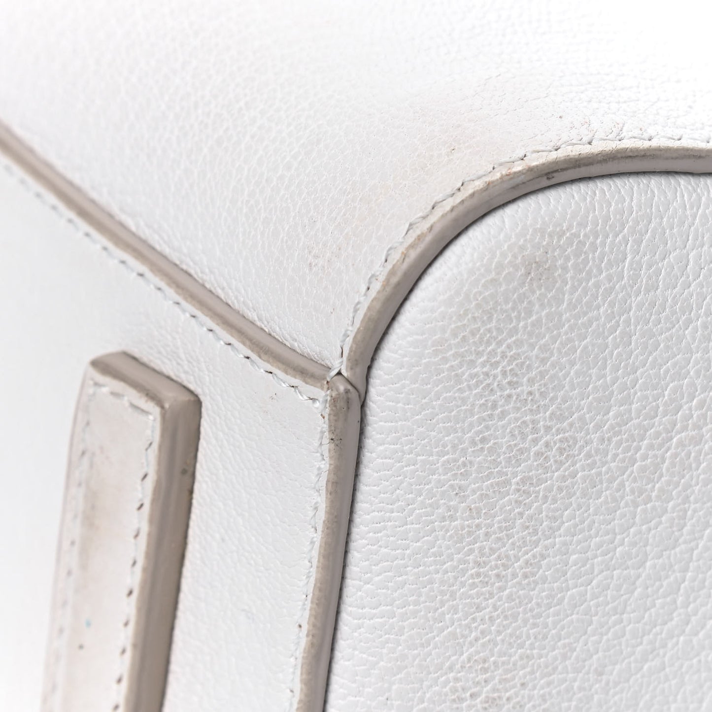 Sugar Goatskin Mini Antigona Off White