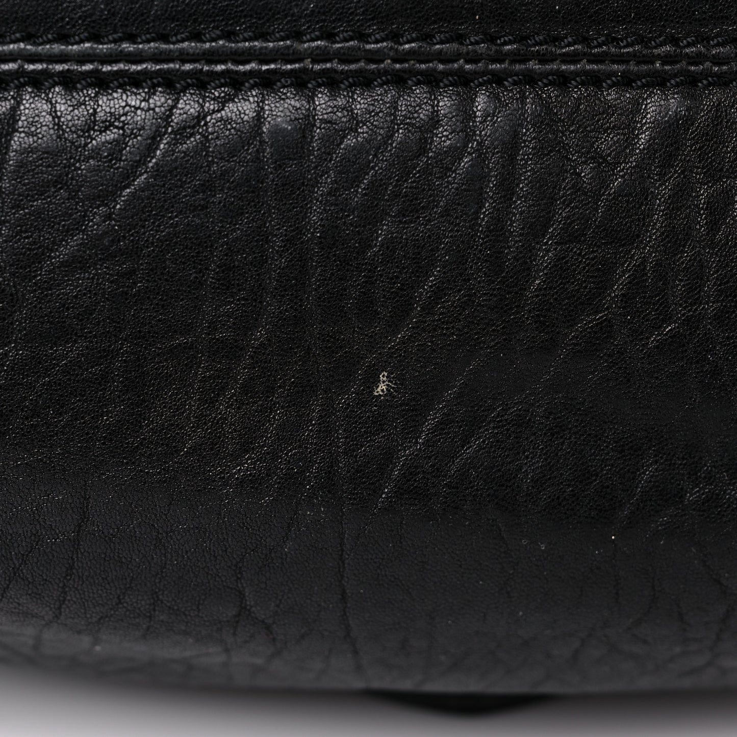Nappa Patent B Buckle Hobo Black