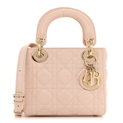 Christian Dior Lambskin Cannage Mini Lady Dior Aesthetic Beige 1 of 14