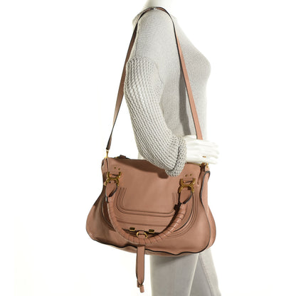 Chloe Calfskin Small Marcie Satchel Blush Nude 2 of 8