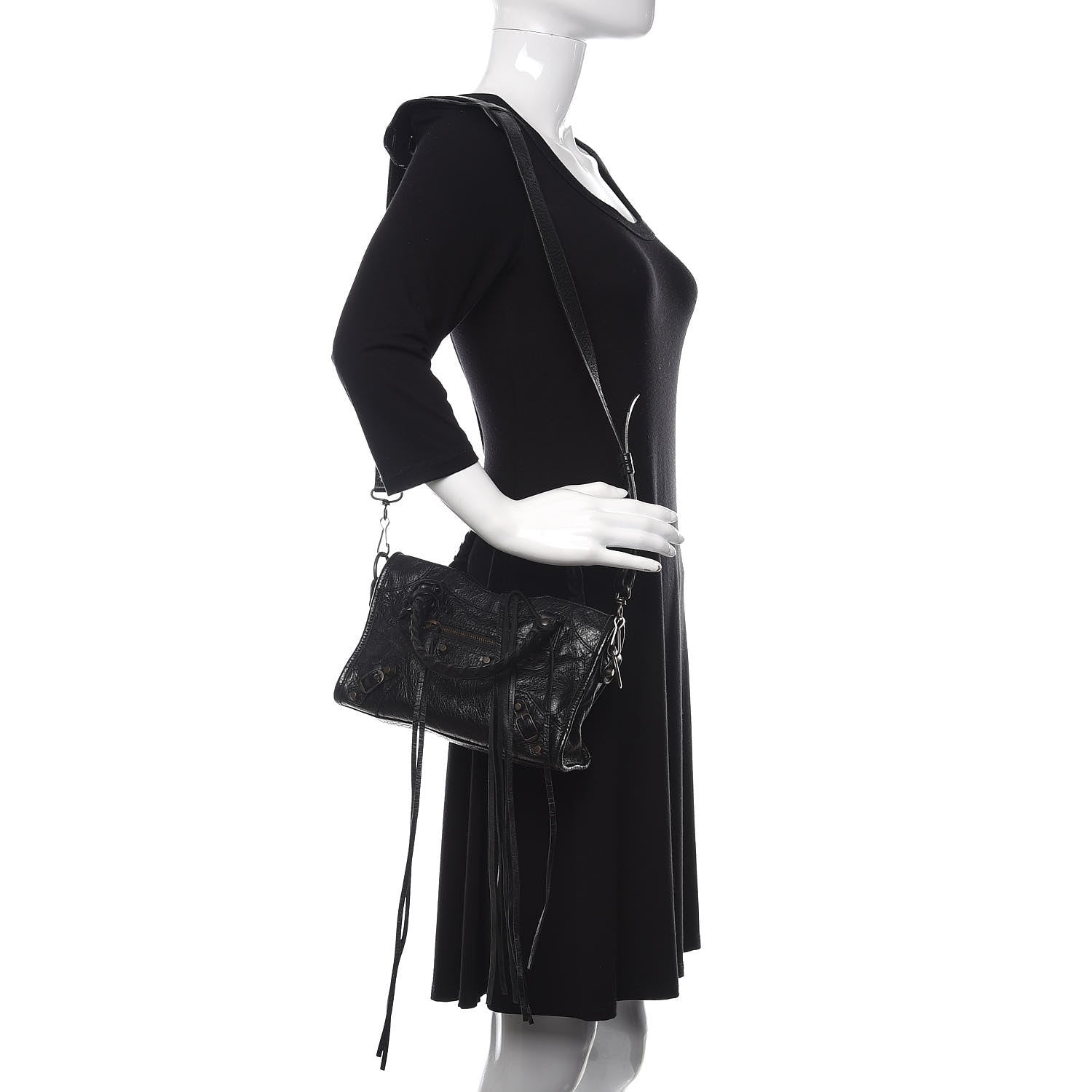 Balenciaga Agneau Classic Hardware Mini City Black 2 of 15