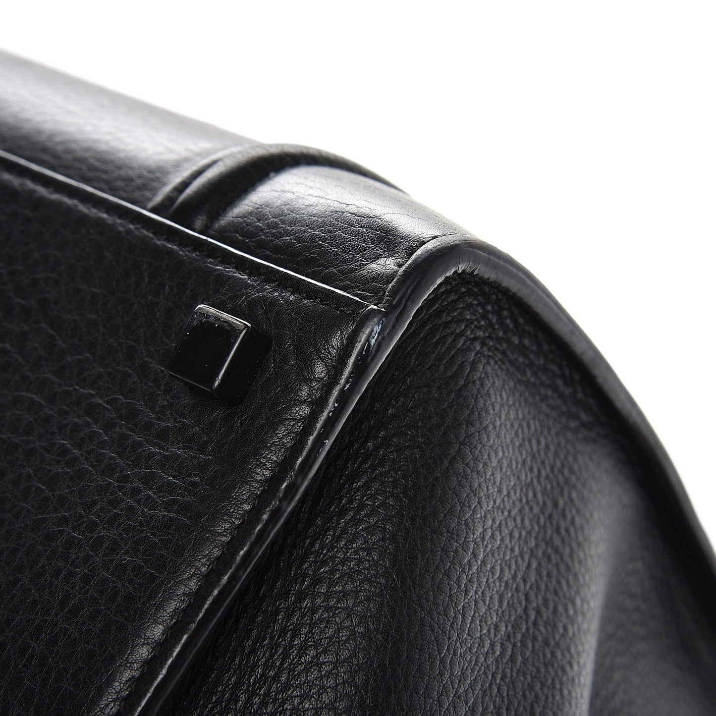 Supple Calfskin Medium Phantom Luggage Black