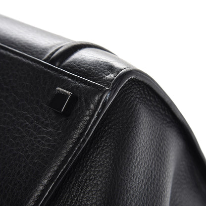 Celine Supple Calfskin Medium Phantom Luggage Black 11 of 13