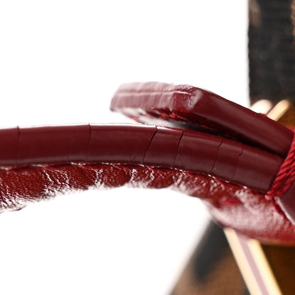 Fendi Zucca Enamel Big Forever Mama Baguette Tobacco Rosso 13 of 18