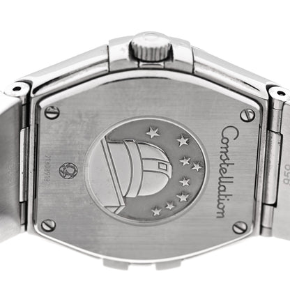 Omega Stainless Steel Diamond Bezel 27mm Constellation Quartz Watch Black 123.15.27.60.51.002 4 of 5