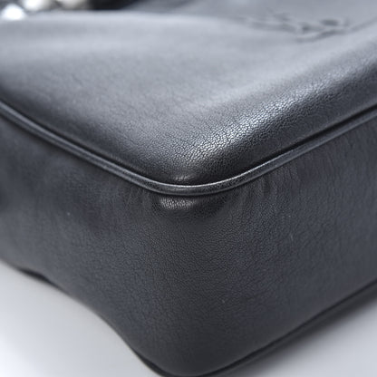 Saint Laurent Lambskin Monogram Small Lou Camera Bag Black 9 of 12