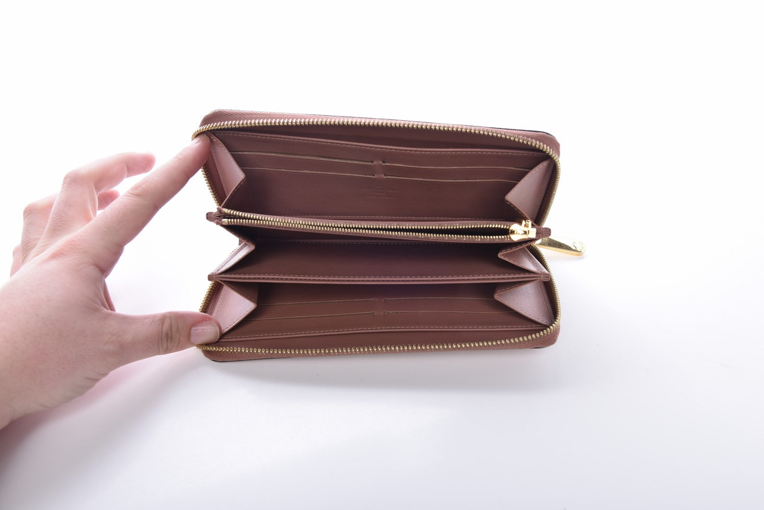 Louis Vuitton Vernis Zippy Wallet Rose Velours 14 of 18