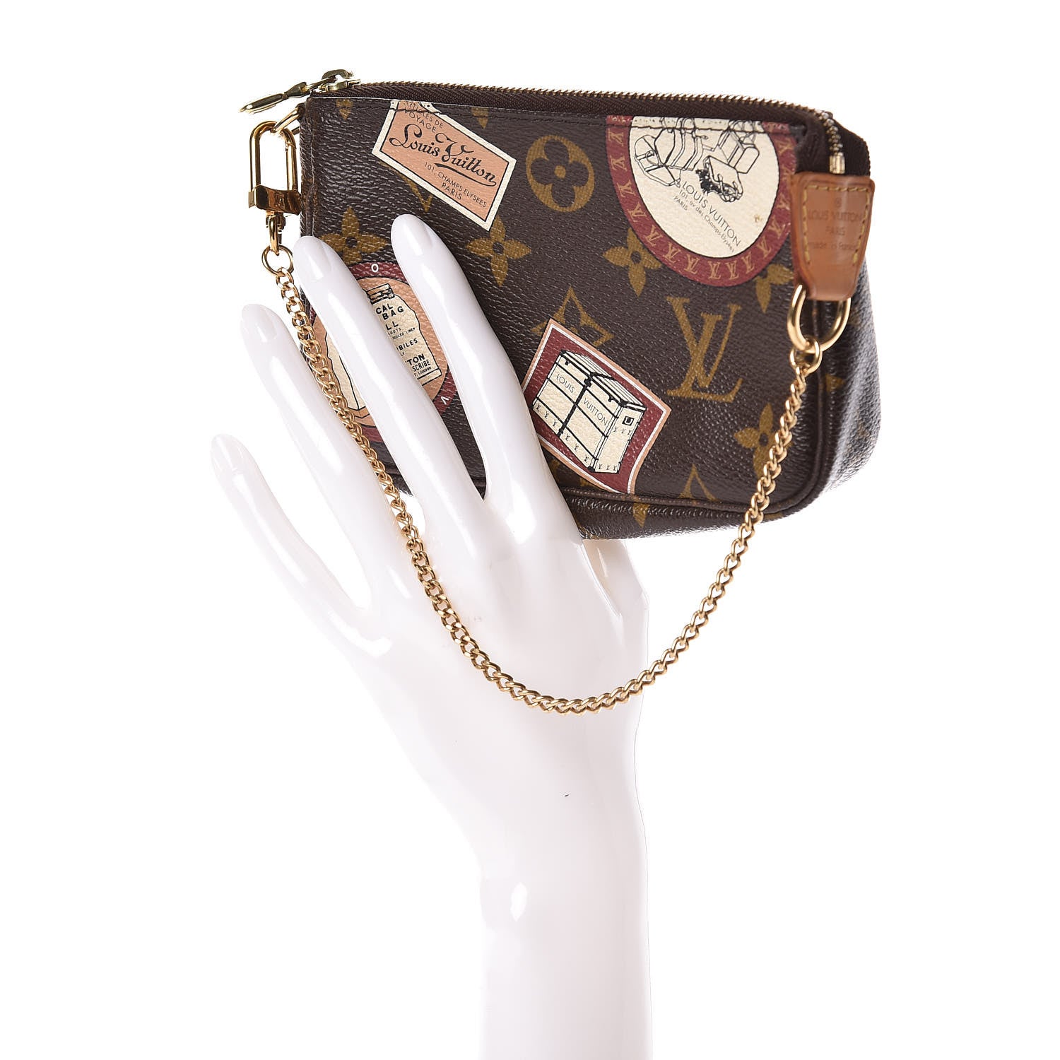 Louis Vuitton Monogram Stamp Mini Pochette Accessories 1 of 13