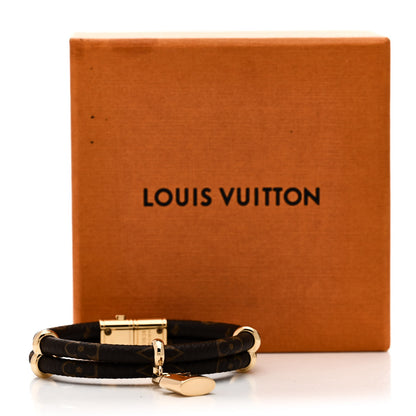 Louis Vuitton Monogram Keep It Twice Bracelet 17 5 of 5